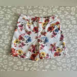 Gloria Vanderbilt size 10 stretch floral denim jeans